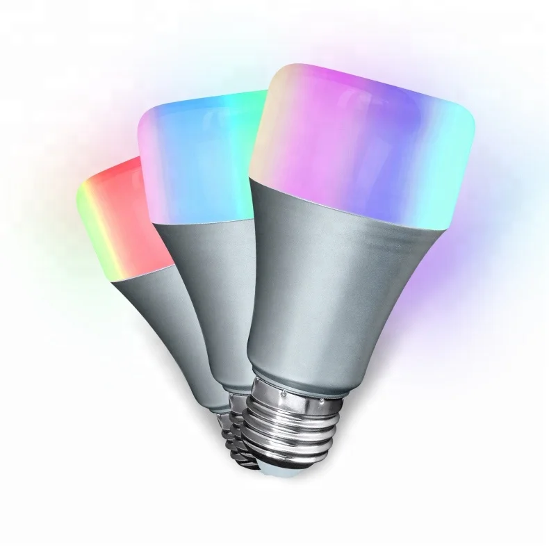 Alexa Smart Led Light Bulbs A19 RGB 7W Voice Control Wi-Fi by IOS Android APP