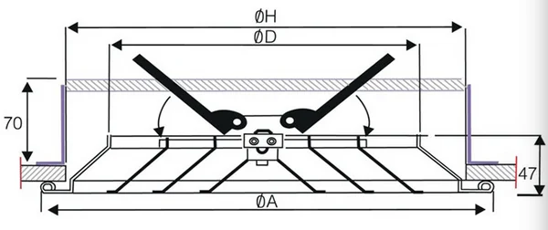 Tipo De Ventilación Rejilla Difusor Redondo De Aluminio Difusor De Aire