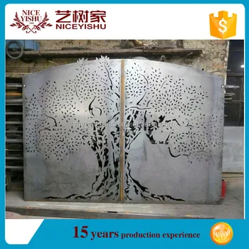 Alibaba 16 New Products Latest Laser Cut Single Main Iron Gate Designs House Main Gate Design View Iron Gates For Sale Yishujia Product Details From Shijiazhuang Yishu Metal Products Co Ltd
