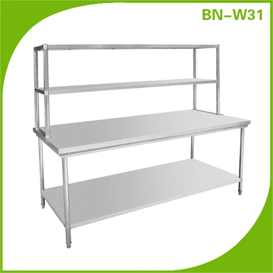 Stainless Steel Prep Station Table Commercial Kitchen Restaurant