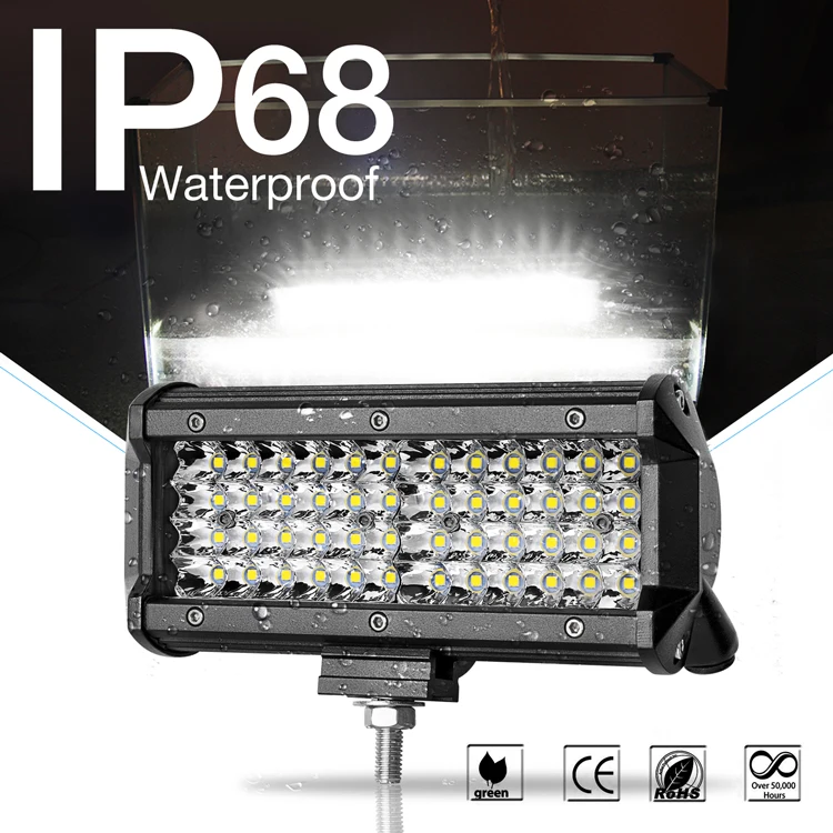 7'' Tow Truck 7D Quad Row 24 Volt LED Light Bar