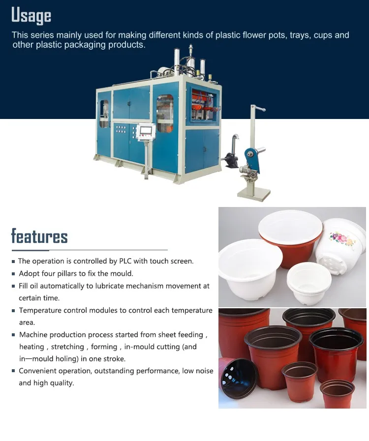 Plastic Pots Making Machine,Disposable Cup Making Machine,Plastic Tea ...