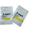 White plastic ziplock bags for USB Cable packaging