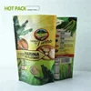 food kraft paper stand up bag for flour custom printing kraft stand up packaging