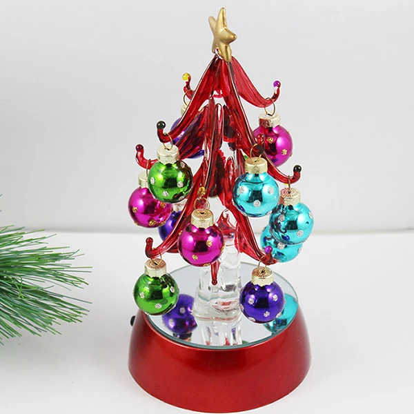 Decorative Glass Christmas Party Table Decoration Christmas Tree  Buy