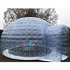6m dia airtight inflatable dome,sealed clear inflatable igloo,inflatable transparent tent