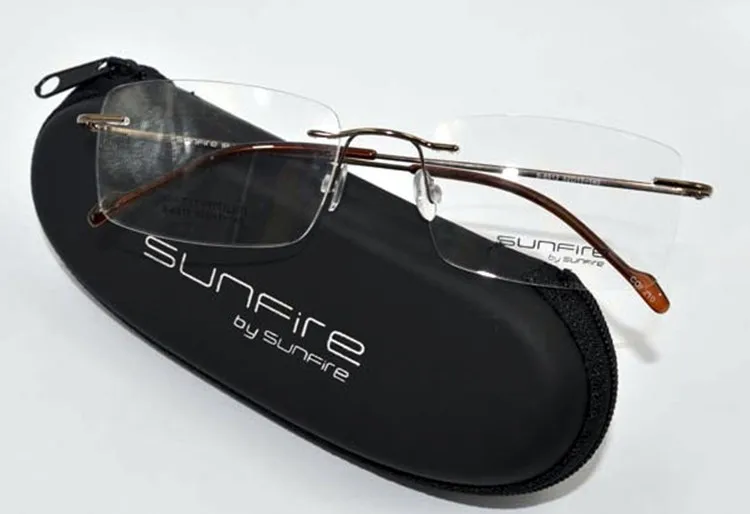 Modern Titanium Optical Frames Titan Rimless Flex Eyeglass Frames,New