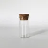 High quality wide mouth 30ml glass test tube with corks small glass bottle corks