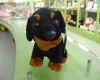 30cm promotional customized stuffed black/brown plush labrador retriever dog animal toy