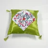 China Wholesale sublimation Rhombus Satin Pillow Cover with customized printing