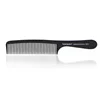 VMAE Factory Black Carbon Metal Rat Tail Comb Styling Brush Antistatic Cutting Hair Comb