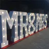 New Product Party supplies Marquee Letters MR & MRS 3d LED Letter Lights Sign for Wedding