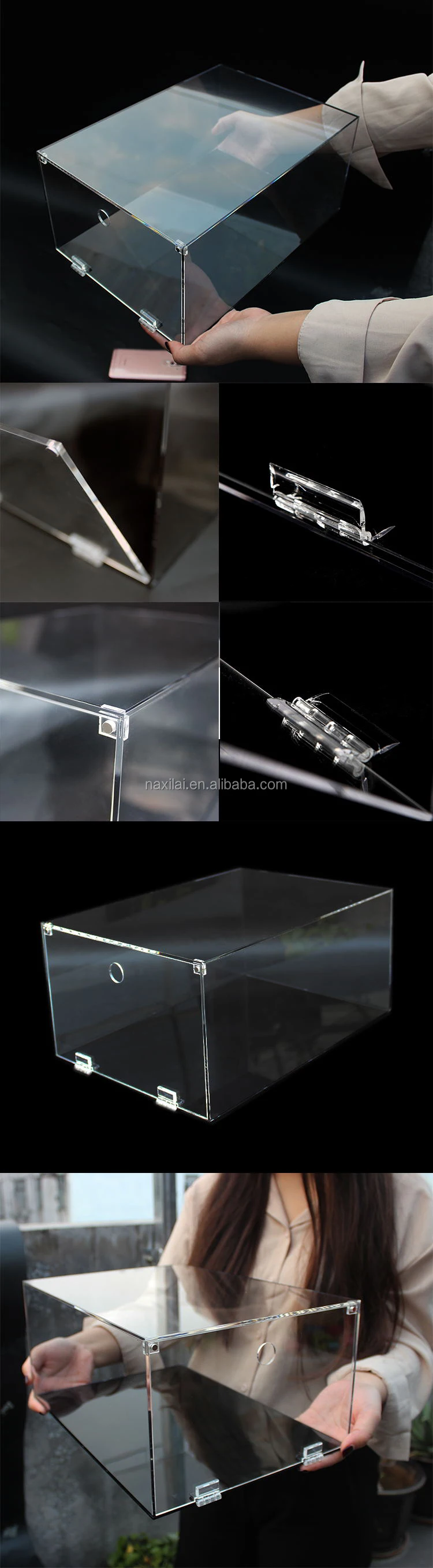 Transparent Acrylic Box Sneakers