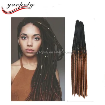 18inch 100g Synthetic Soft Dreadlocks Hair Ombre Crotchets Hair