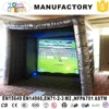 New design Inflatable Particular Gaming Booth With Virtual Screen For Entertainment Activities