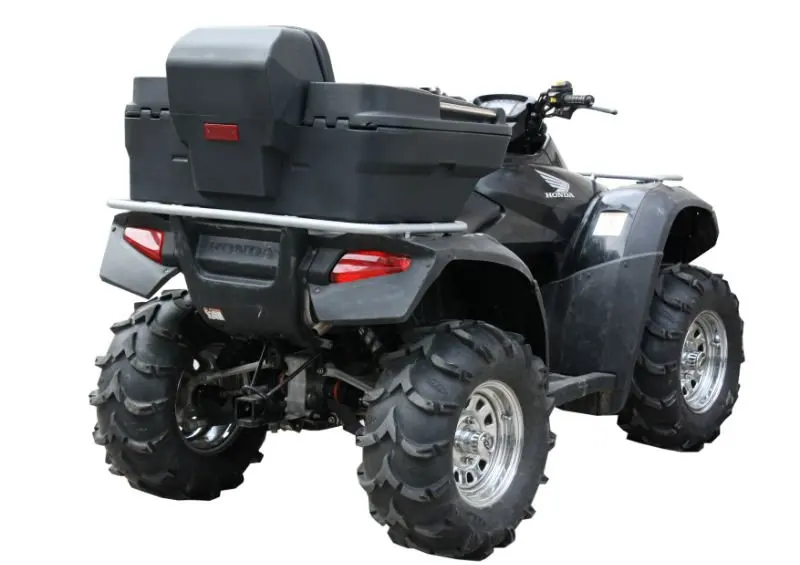 rear seat and storage for atv