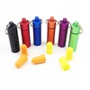 mini Aluminum bottle soundproof earplug