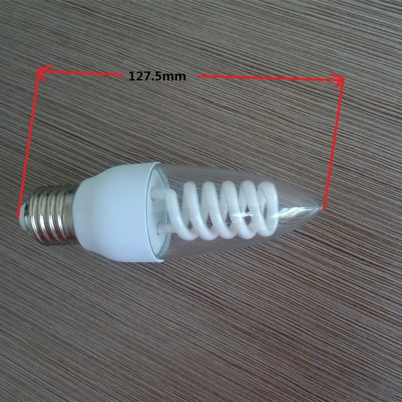 CCFL spiral energy saving lamp DC12V 3W
