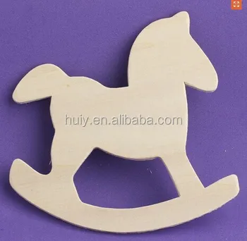 unfinished rocking horse