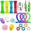Stress Relief Therapy Hand Toys for Children and Adults Relief Anxiety toys Bike Chain Mesh And Marble Toy sensory strings