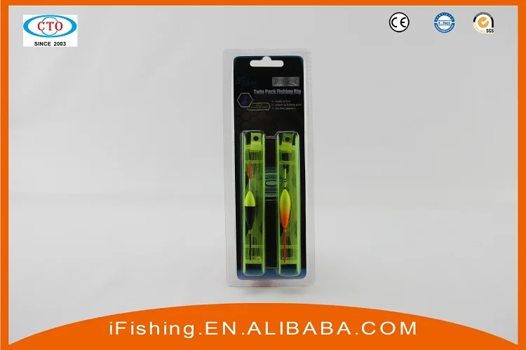 Ready Made Tied Pole Float Rigs Winder Barbed Hooks Fishing Tackle