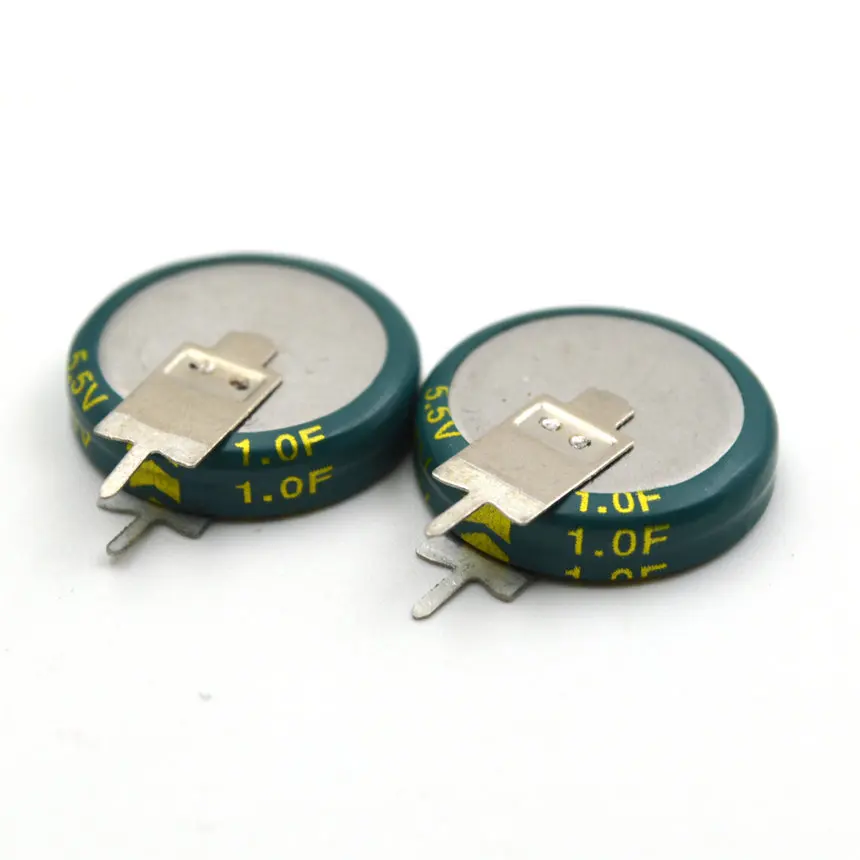 Small Cell Supercapacitor 5.5v 1f Coin V Type Ultra Capacitor Buy 1