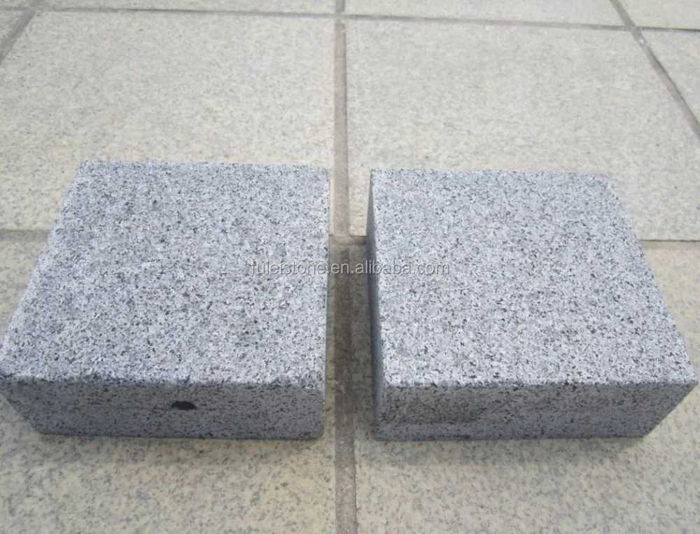 flamed dark grey granite