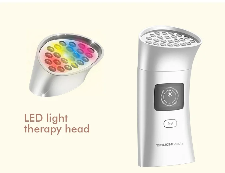 TOUCHBeauty TB-1767 3 in 1 Anti-aging Facial Beauty Device Microcurrent Facial Roller Rechargeable Light Therapy Machine