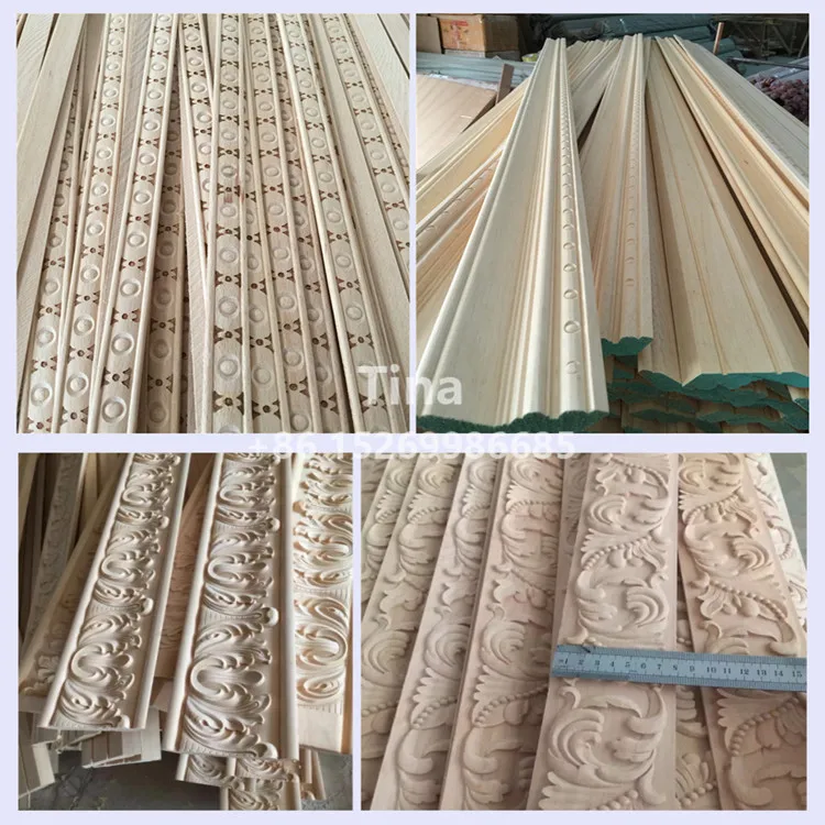 Decorative Carved Beech Wood Moulding