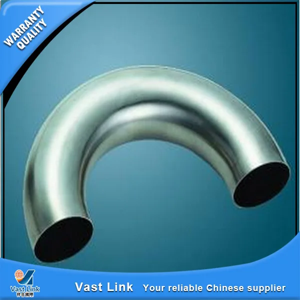 304 316 Stainless Steel Pipe Fitting Butt Welding 180 Degree Elbow