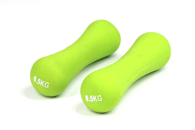 Neoprene Rubber Bone Dumbbells