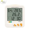 Professional factory Desk Calendar Alarm Clock Clocks ABS temperature and humidity meter