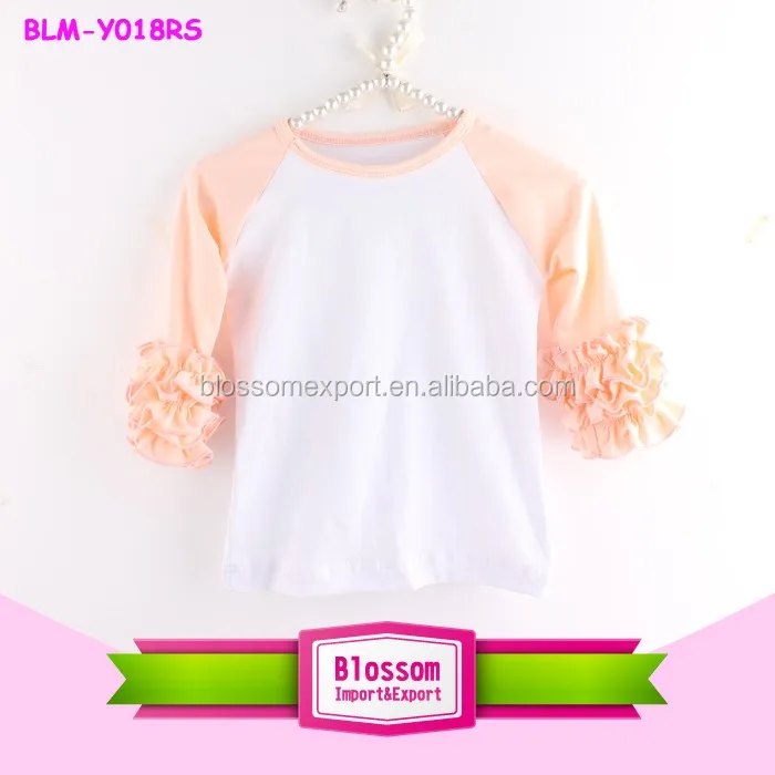 ruffled raglan shirt