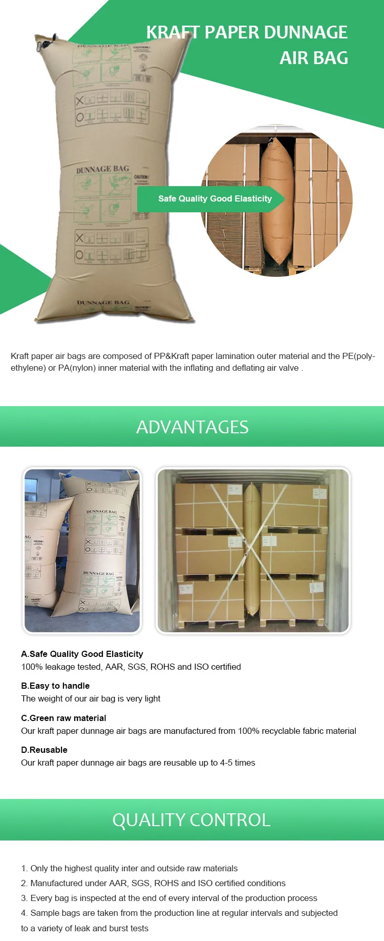 Container Ppl Dunnage Air Bag For Shipping Phoebese Manufacturer Buy