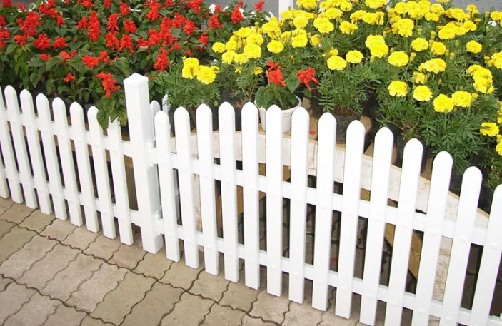 pvc 花床围栏,草坪围栏,库存塑料击剑别墅 pvc 围栏花床花园 - buy 塑