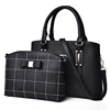 india designer ladies luxury private label bowknot logo 2 set handbag female tote bags hand bag