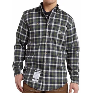 PATON Custom Flame Resistant Clothing work Twill Shirts with Pocket Flaps PATON Custom Flame Resistant Clothing work Twill Shirts with Pocket Flaps
