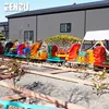 Funny Amusement Ride Fiberglass Dinosaur Train