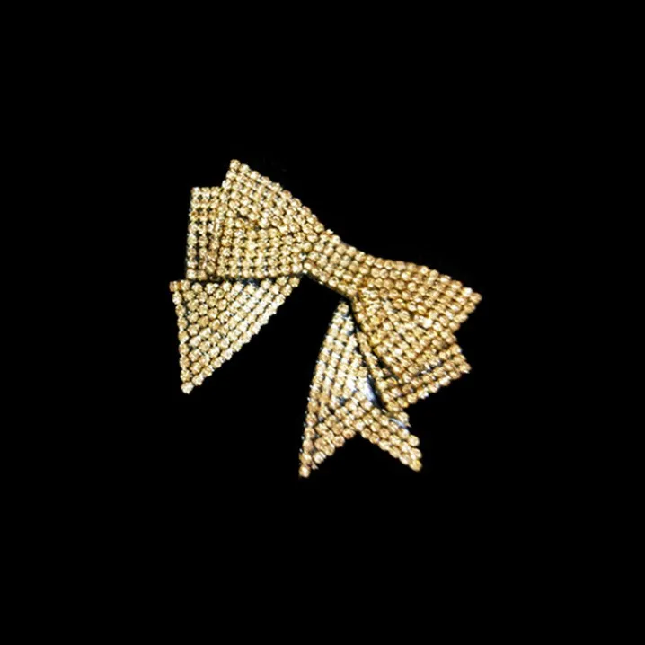 Wholesale Sew On Beaded Bow Appliques Patches Buy Bow Applique