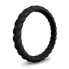 Hot Sale Silicone Jewelry 3MM Non Toxic Custom Silicone Wedding Rings