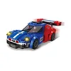 Mini retail store diy plastic funny assemble building block toy for kid educational