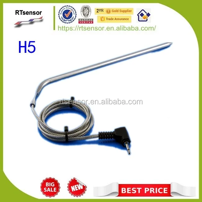 3.5mm 2.5mm Jack Meat Probe Temperature Sensor H702s With Dual