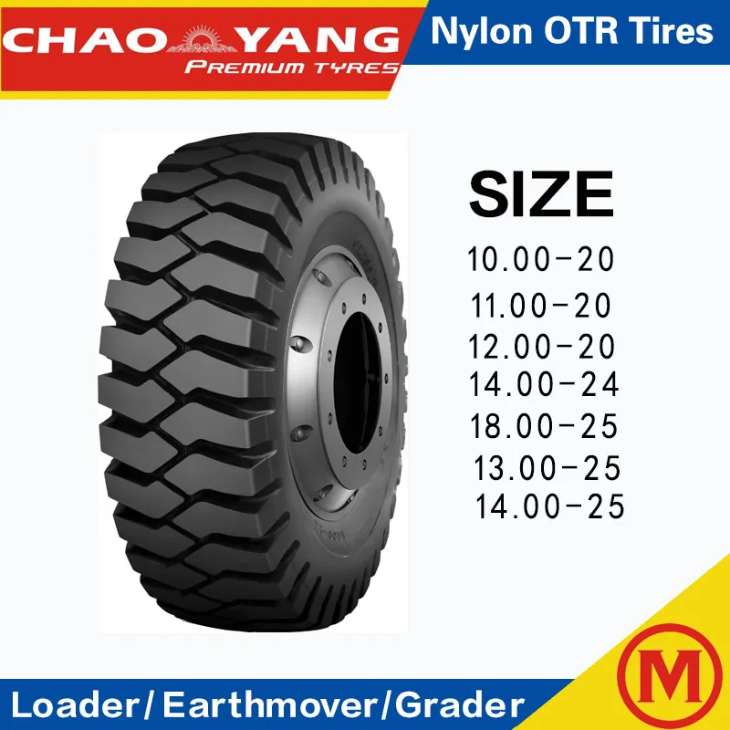 Chaoyang Brand Loader Earthmover Grader Cl735 10.00-20 11.00-20 12.00 ...