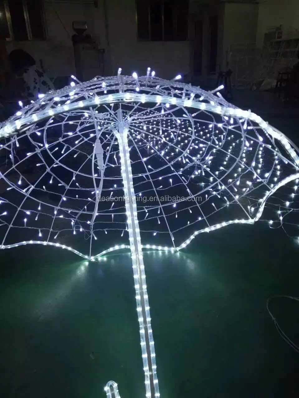 Led Umbrella Motif Hanging Decoration Light Buy Led Umbrella Motif