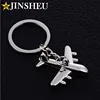 wholesale silver plated cubic aircraft plane key chains