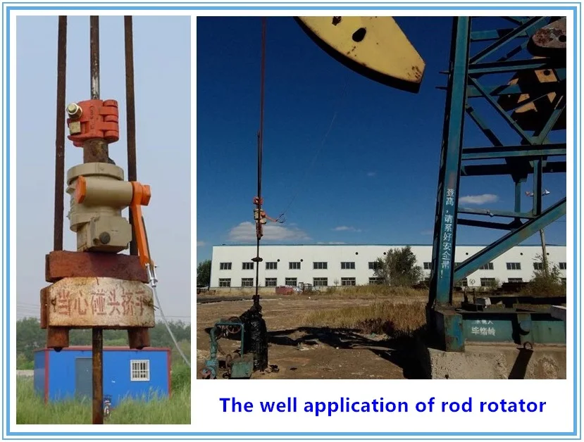 Shengji oil field oil wellhead sucker rod rotator