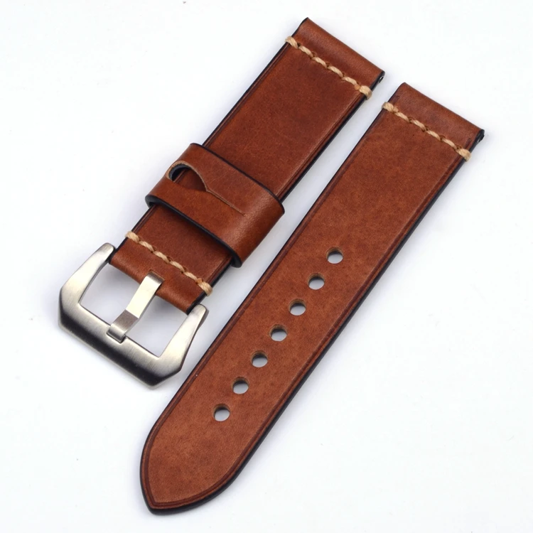 磨砂复古扣真皮表带 24毫米表带