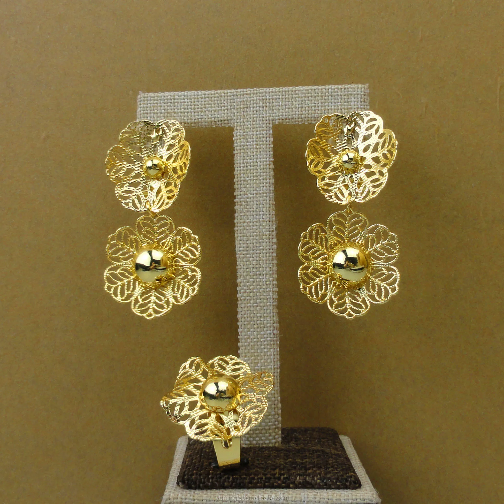 Yulaiming 24k Real Gold Plated Jewelry Designs Lead And Nickel Safe