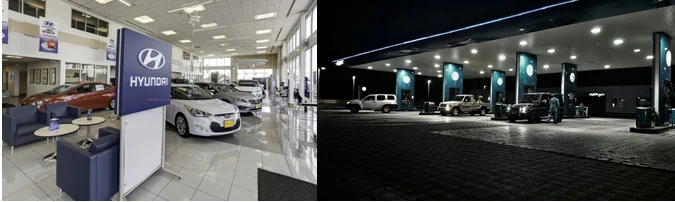 Shenzhen LED Outdoor Lighting Supplier Ip65 Waterproof Gas Station Led Canopy Light High Quality 70W 120W Led Canopy Light