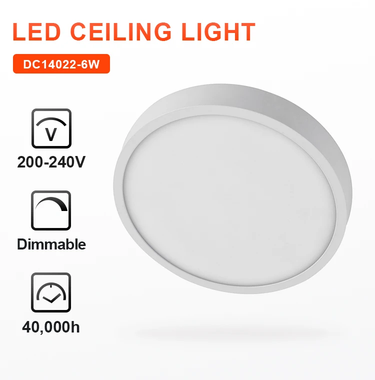 Hotel Dimmable 6 9Watt Flush Mount Led Ceiling Light Recessed 12W 18W 24W Adjustable Led Ceiling Lights